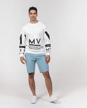 Load image into Gallery viewer, MyVoiceMyFight Sweatshirt Dynamic MV Fight White &amp; Black Crewneck Pullover